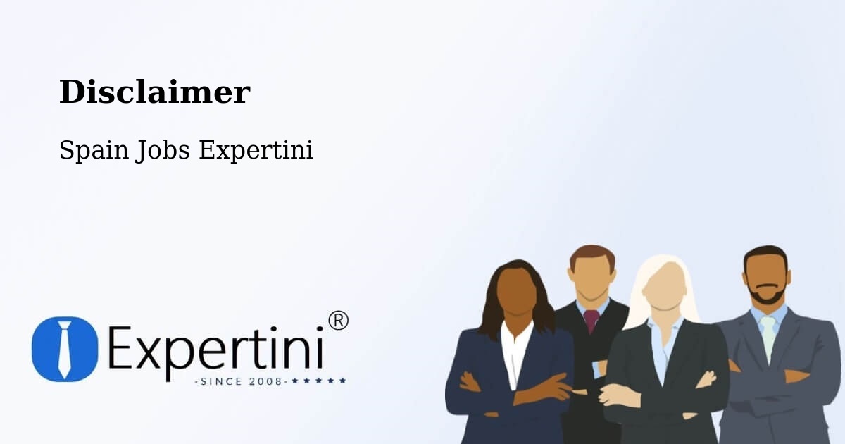 Disclaimer – Sarriguren - Spain Jobs Expertini